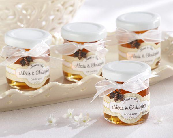 Hochzeit - Personalized Clover Honey Favor