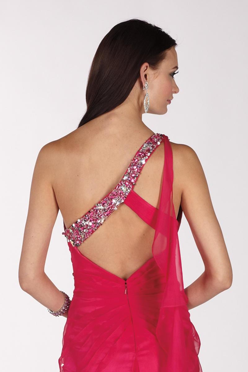 زفاف - Grecian Pink Strapless Long Chiffon Empire A-line Plus Prom/evening/bridesmaid Dresses Anjali 2078 - Cheap Discount Evening Gowns
