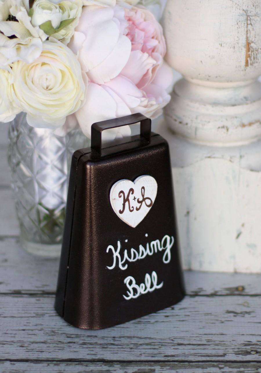 Hochzeit - Rustic Kissing Bell Custom Wedding Decor (Item Number 140191)