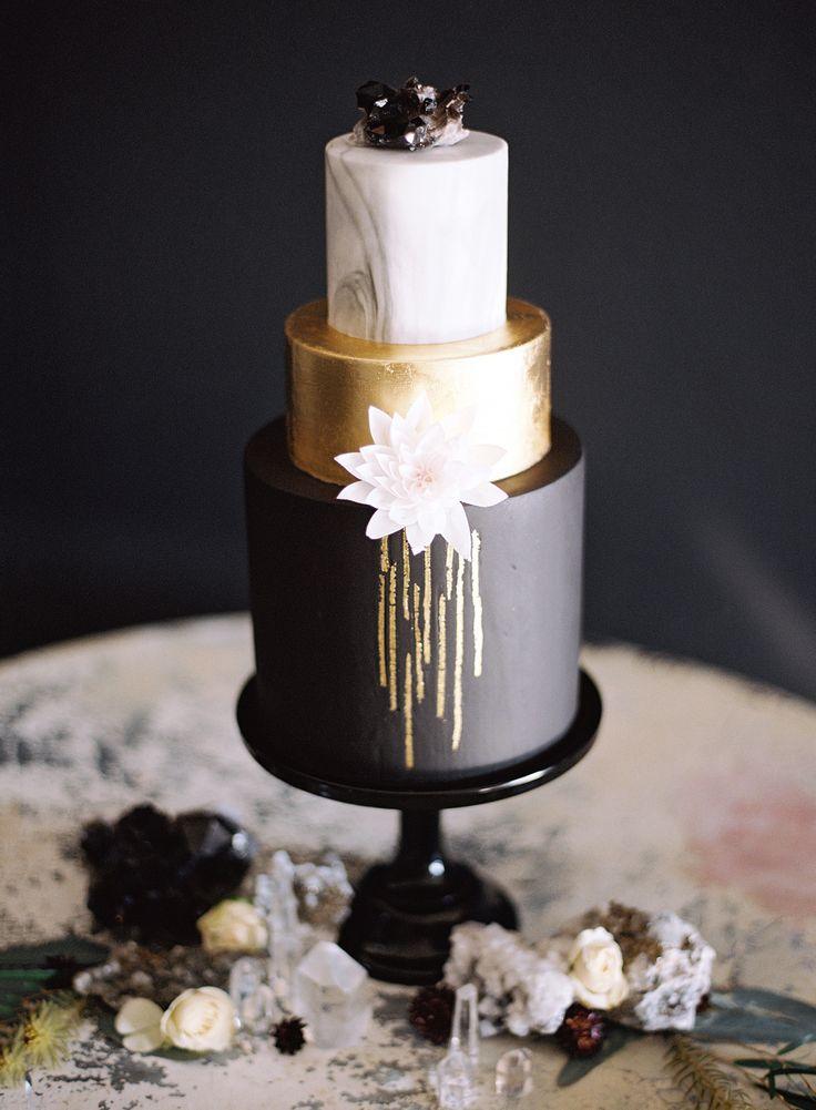 زفاف - 15 Marble Cake Ideas For The Minimalist Bride-to-Be
