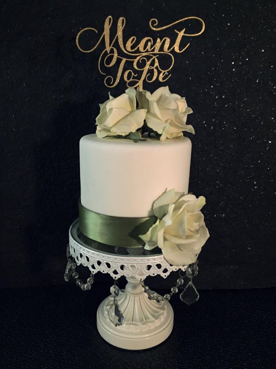 زفاف - Meant To Be Cake Topper, Wedding Cake Topper, Engagement Cake Topper, Bridal Shower Cake Topper, Anniversary Cake Topper
