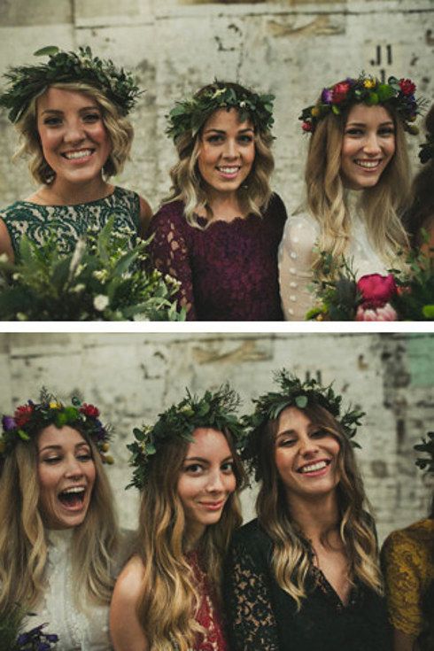 Hochzeit - 31 Real-Life Bridal Parties Who Nailed The Mix 'N' Match Look