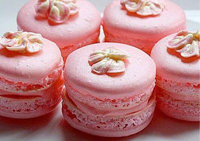 زفاف - Cherry Blossom Macarons