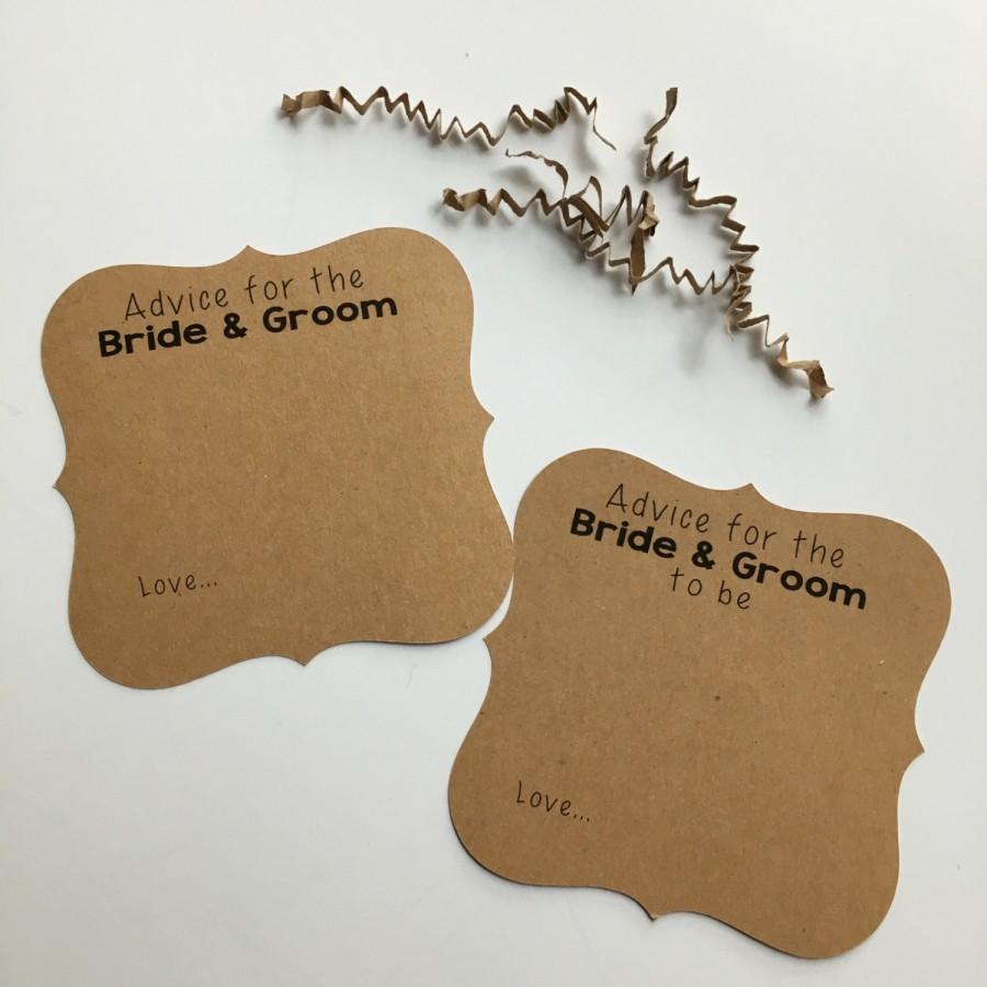 زفاف - Advice Cards, Advice Cards for the Bride & Groom, Wedding Advice Cards, Words of Wisdom for the couple, Well Wishes, Wedding