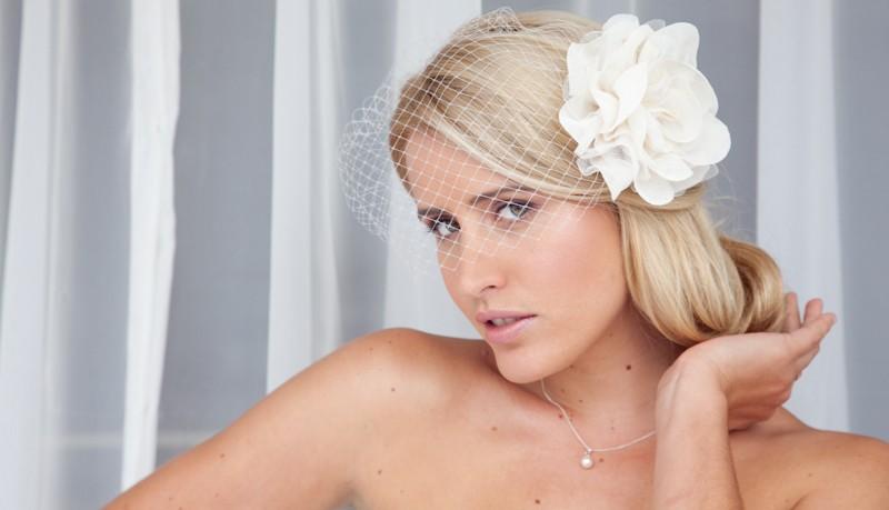Mariage - Birdcage Veil *Flower not included
