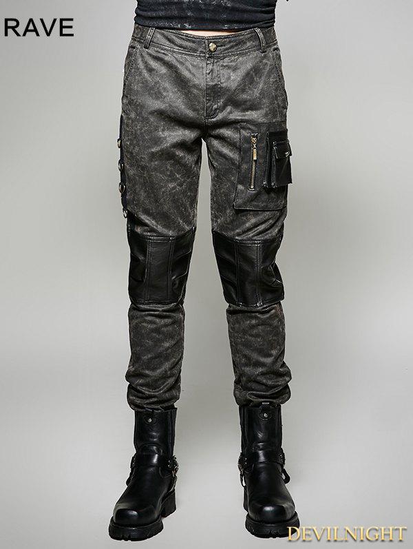 Wedding - Gothic Old Style Military Style Trouser for Men