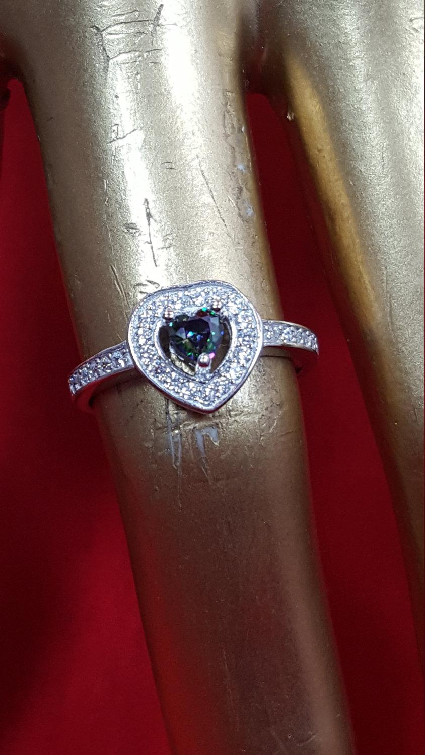 Свадьба - Sterling Silver Ring.925 Stamped.Mystic Topaz Ring.Diamond Ring.Engagement Ring.Statement Ring.Wedding Ring.Solitarie Ring.Handmade RingR301