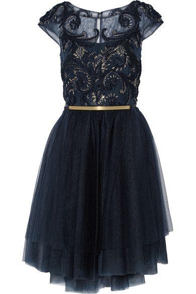 Mariage - Marchesa Notte - Embellished Tulle Dress