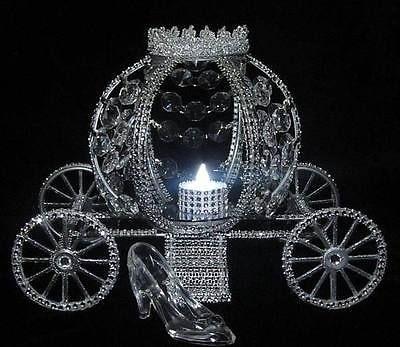 Wedding - Cinderella Wedding Lite Carriage Coach Centerpiece