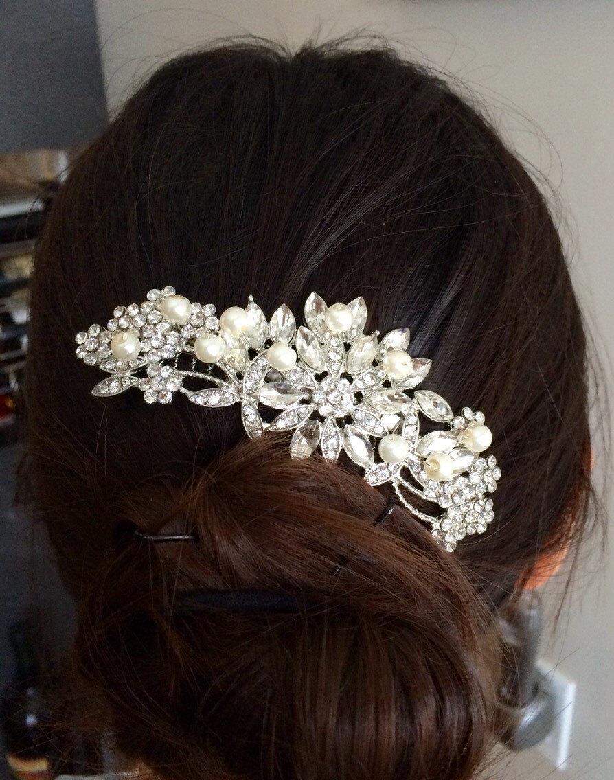 Hochzeit - bridal hair comb,wedding comb, hair accessories,wedding hair comb,pearl bridal comb,wedding accessory,bridal hair piece,wedding headpiece