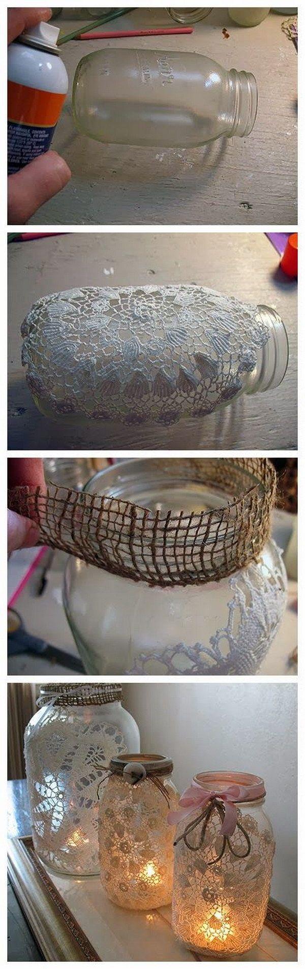 زفاف - Awesome Festive Mason Jar Crafts