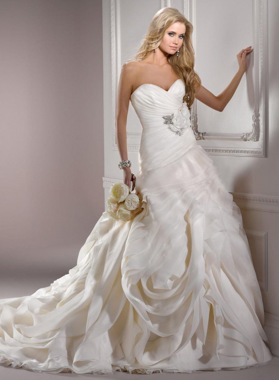 زفاف - Cheap 2014 New Style Long Designer Fashion Maggie Sottero Wedding Dresses Dynasty - Cheap Discount Evening Gowns