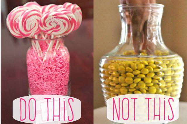 Wedding - 7 Super Simple DIY Tips For Candy Buffet