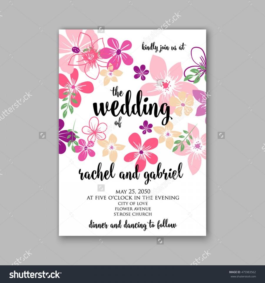 زفاف - Wedding invitation