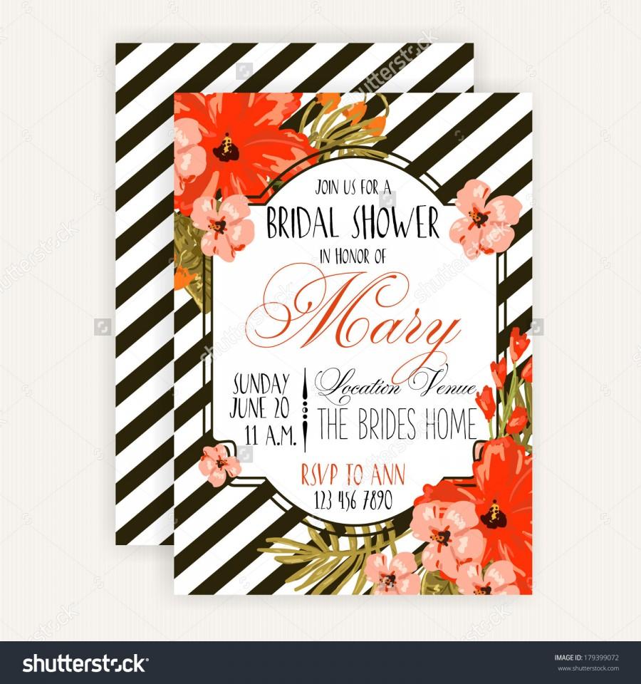 Mariage - Bridal Shower Card