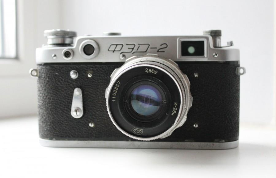 Mariage - Vintage Film-camera FED-2 - USSR vintage camera - Vintage PHOTOGRAPHY