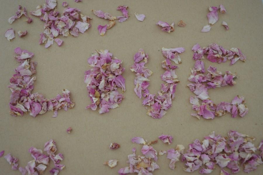 Mariage - Petal confetti, pink & Ivory petal confetti, pink rose petals,  Rose petals,  Biodegradable confetti, petals for baskets,petals for cones