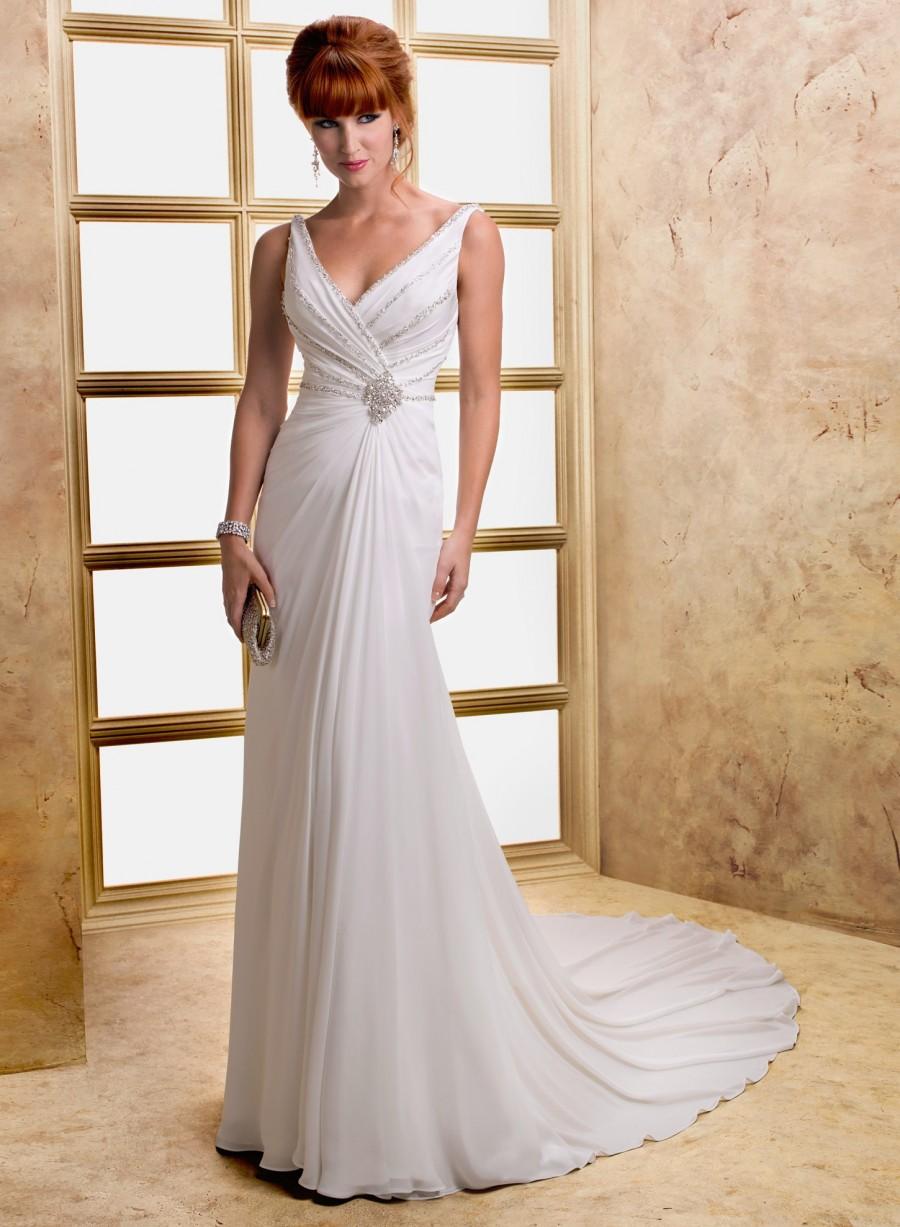 Mariage - Cheap 2014 New Style Long Designer Fashion Maggie Sottero Wedding Dresses Tamara - Cheap Discount Evening Gowns