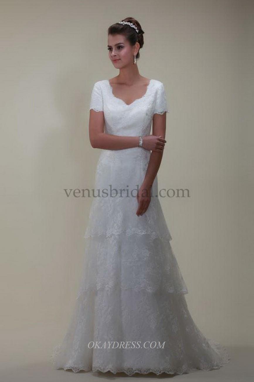 زفاف - Temple Bridal by Venus Bridal Tb7623 Bridal Gown (2014) (VB14_Tb7623BG) - Crazy Sale Formal Dresses