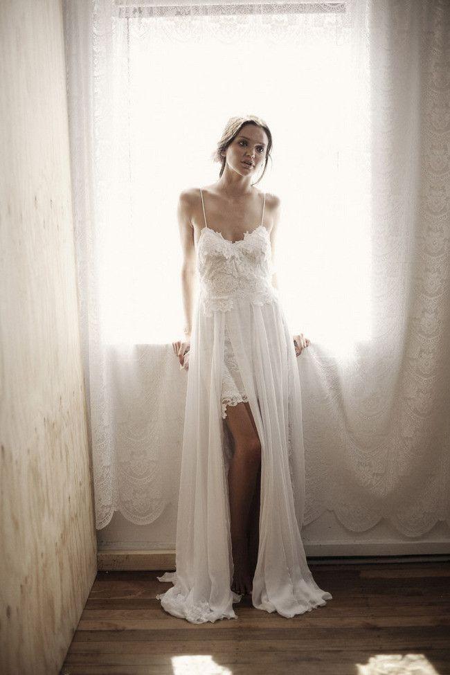 Свадьба - Boho Lace Wedding Dress Bohemian Wedding Boho Bridesmaids Dress