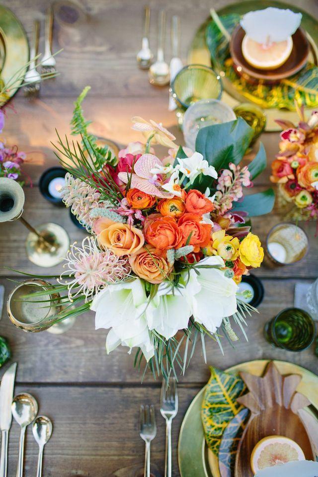 Mariage - Colorful And Tropical Wedding Ideas
