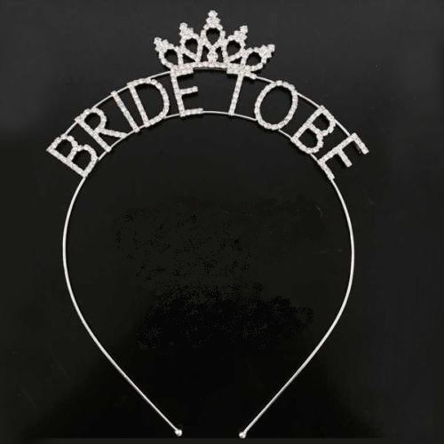 زفاف - Bride To Be Tiara, Bride To Be Headband, Rhinestone Bride To Be Crown, Bachelorette Tiara, Bachelorette Crown, Barchelorette Head Band