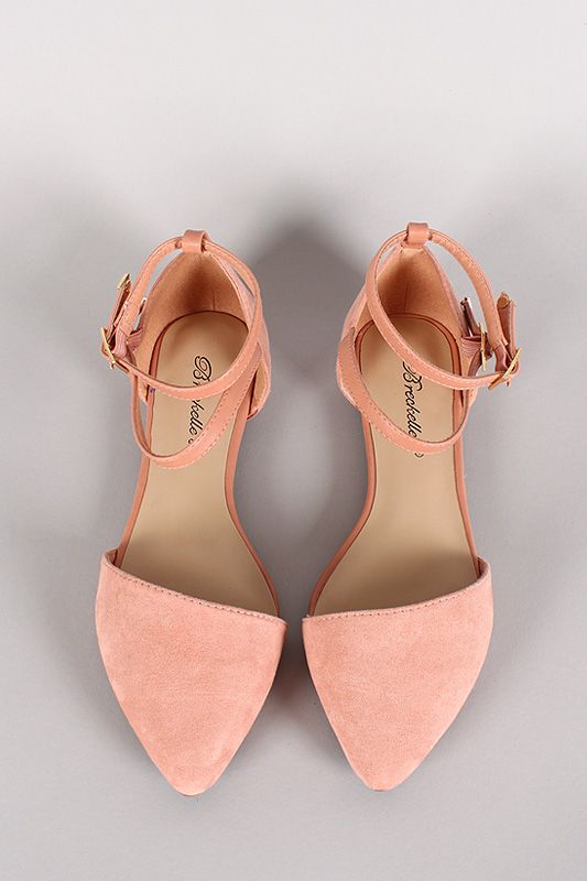 ankle strap flats closed toe
