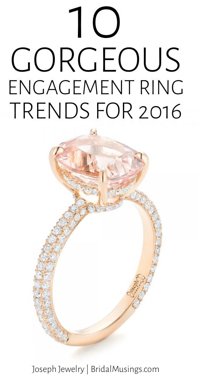 Свадьба - 10 Gorgeous Engagement Ring Trends For 2016