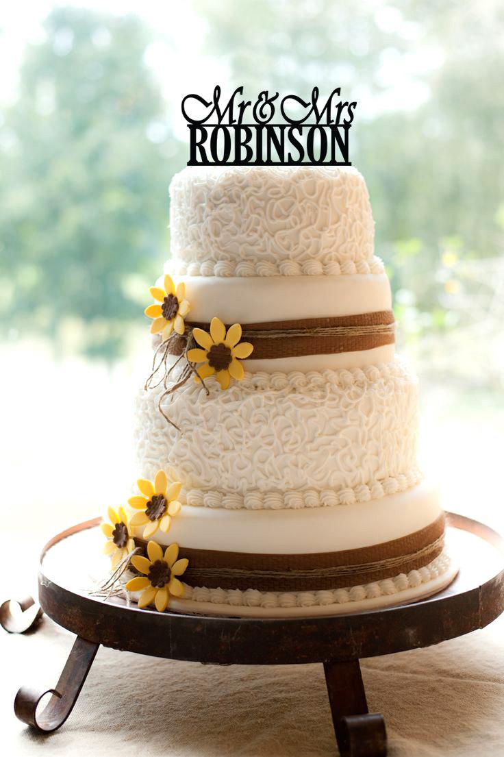 Свадьба - Personalized Cake Topper Engraved Cake Topper - Birthdays, Weddings, Groom, Bride, Couple, Love, Valentines, Anniversary, Mr and Mrs