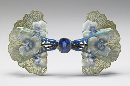 Hochzeit - Pansy Brooch By Rene Lalique Circa 1904