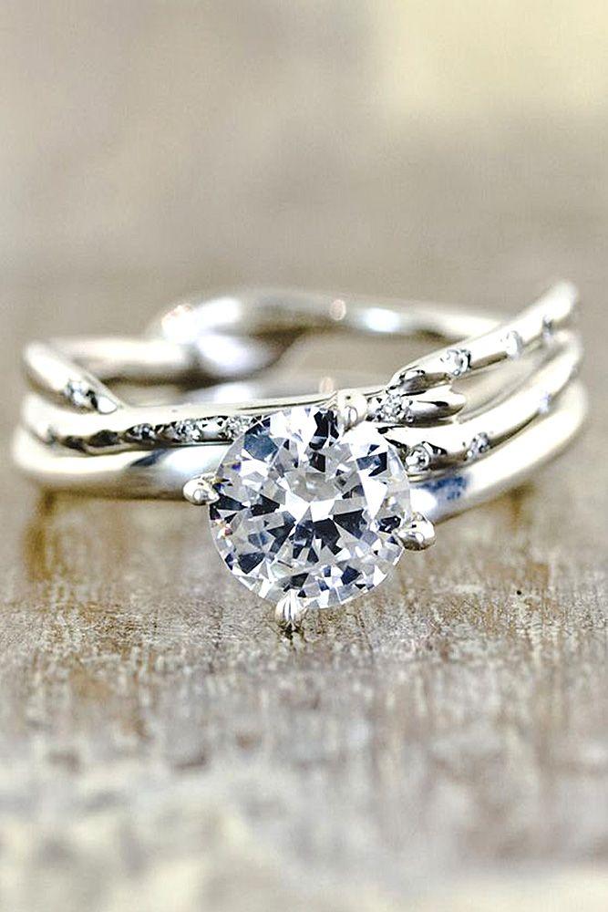 زفاف - Simple Engagement Rings For Girls Who Loves Classics