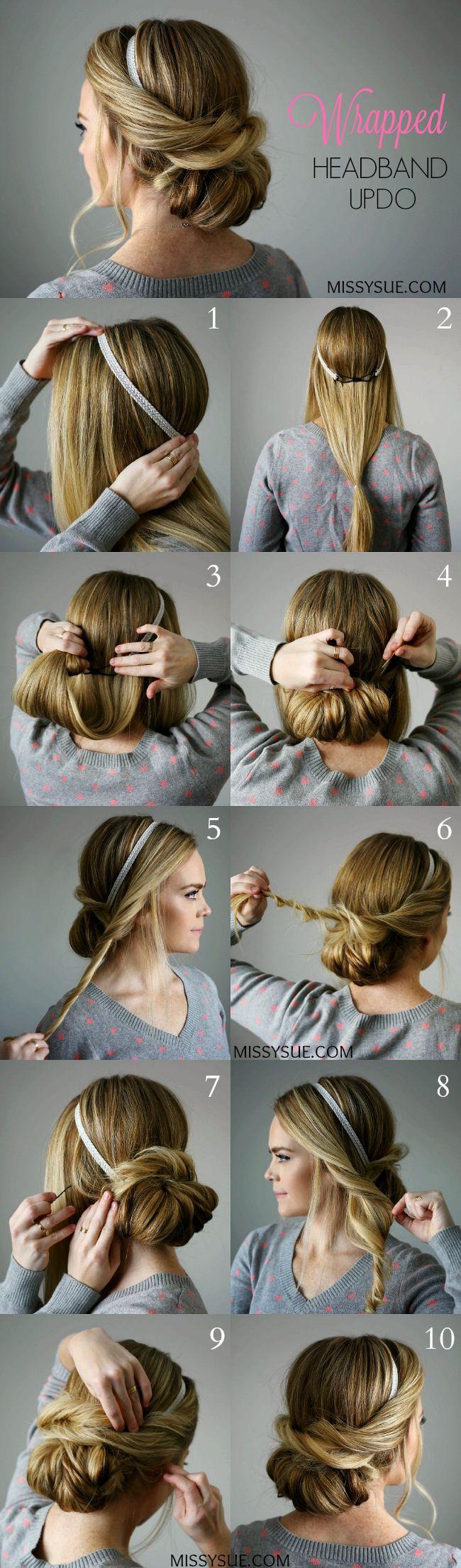 Hochzeit - 25 Step By Step Tutorial For Beautiful Hair Updos