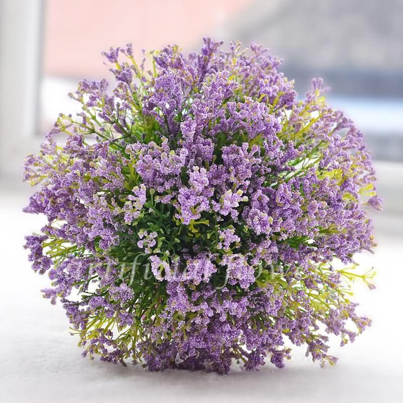 Mariage - Artificial Bridal Bouquet Silk Flower Bouquets For Bridesmaids Purple Tall 23CM [13050544] - $31.78 : cloneflower.com