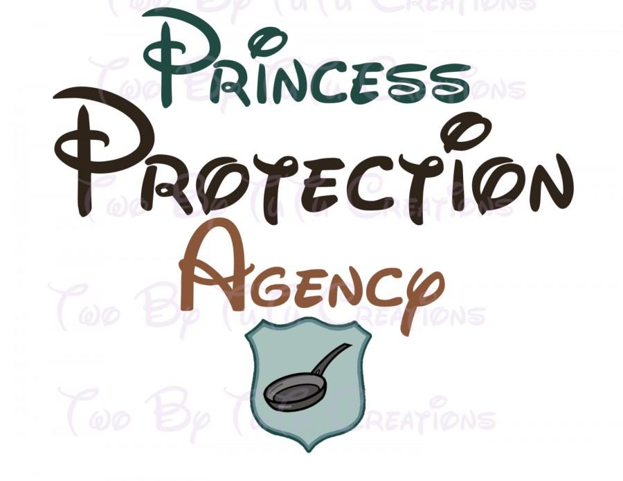 Wedding - Princess Protection Agency Cinderella Disney Themed DIY Printable Iron on Transfer