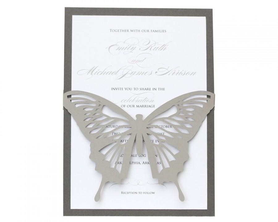 Hochzeit - Butterfly Wedding Invitations