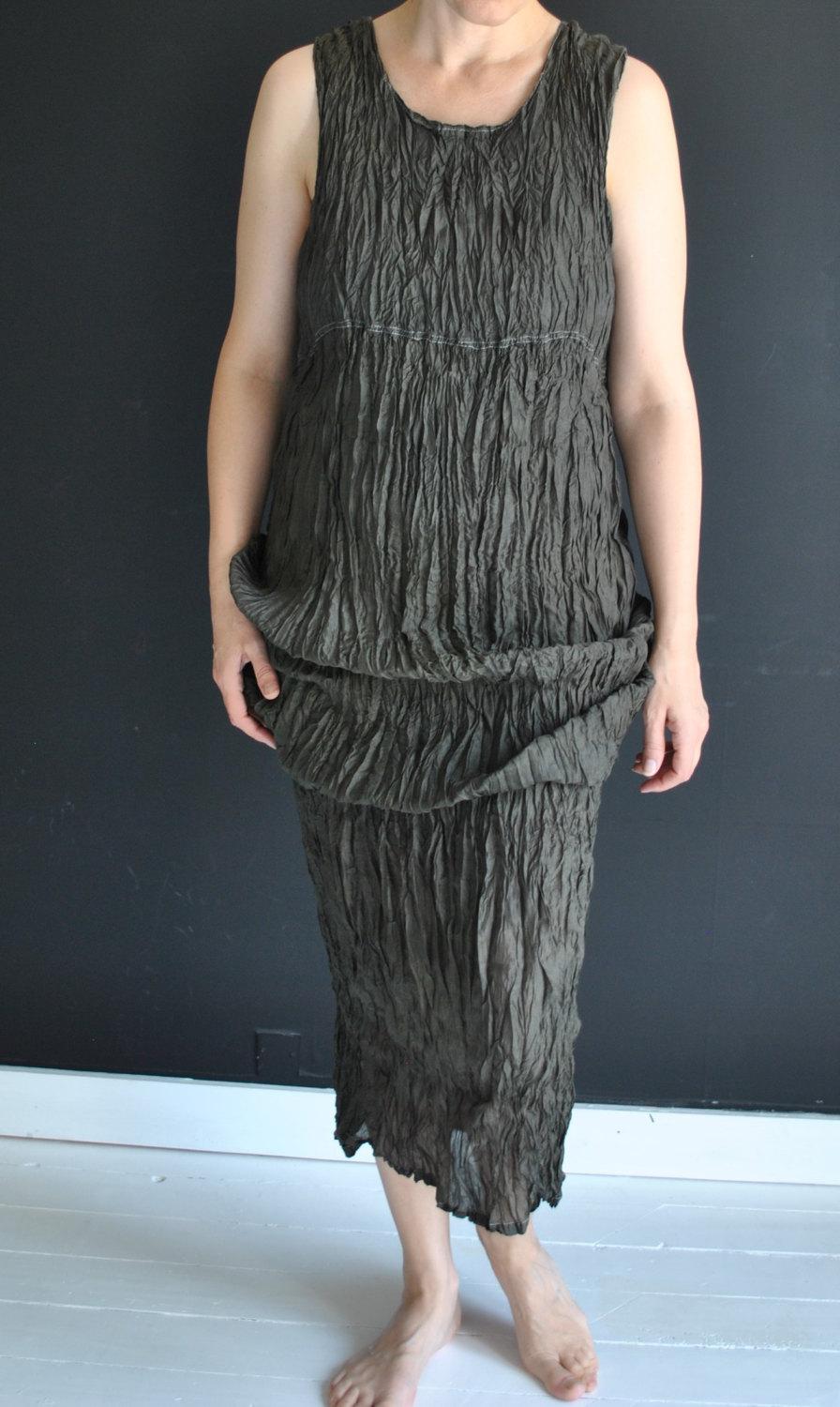 زفاف - Silk dress, shift dress, with a 2 layerd skirt, playful, pre washed ready to hit your party