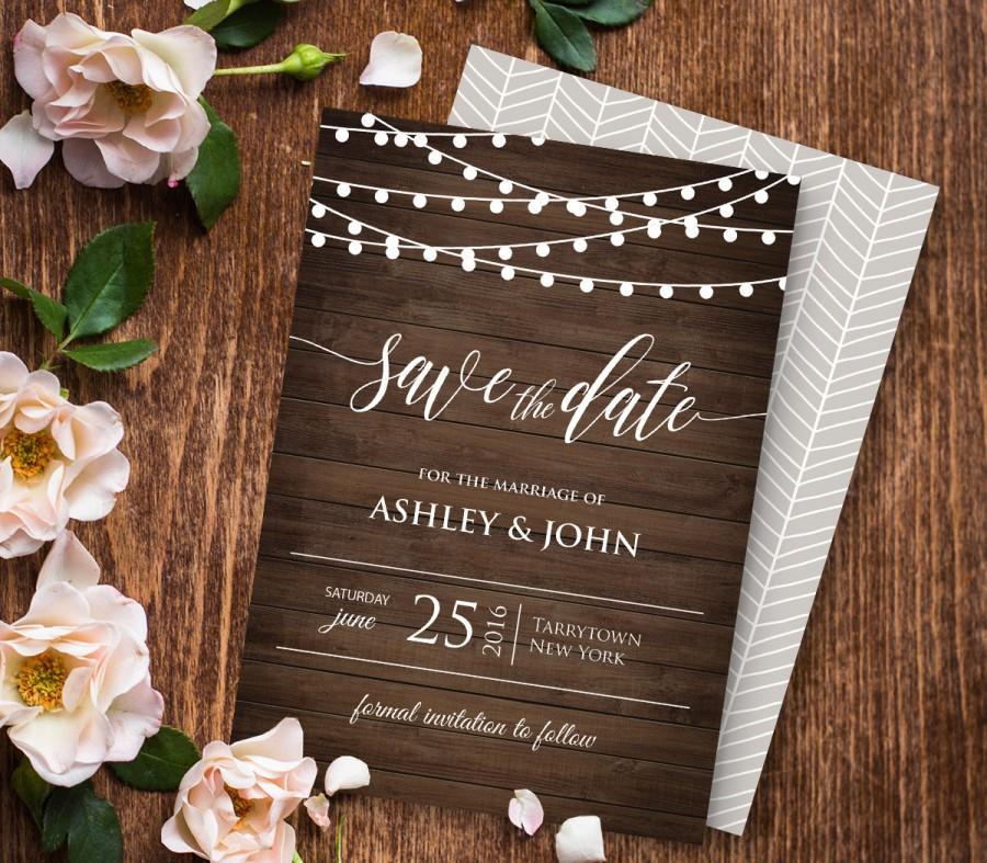 Free Wedding Save The Date Template With Photo