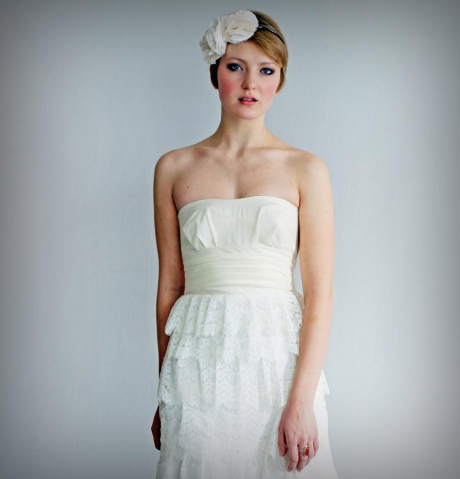 زفاف - Fairy Tale Wedding Gown, white or ivory Made To Order