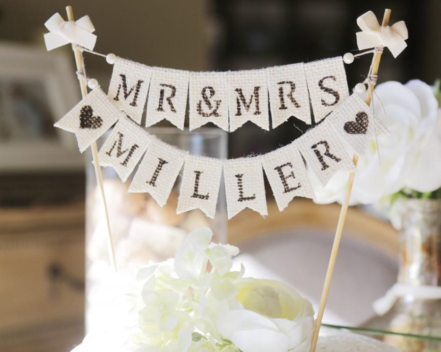 زفاف - Mr.& Mrs. Cake Topper,Rustic Wedding Cake Topper,Customized Cake Banner,Wedding Cake Topper,Wedding Cake Banner,cake topper,Gold Rustic
