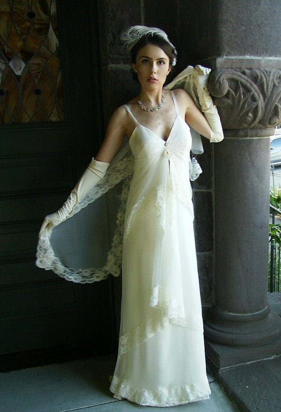 زفاف - 1930s Wedding Dress 'GEMMA'