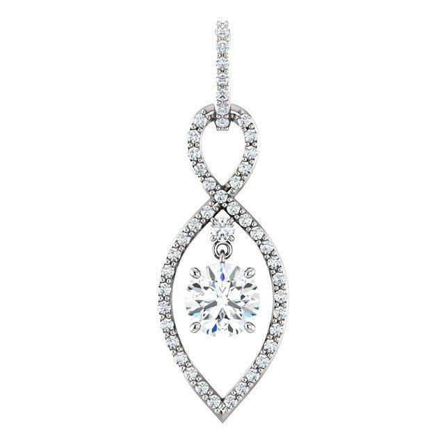 زفاف - Diamond Infinity Loop Drop Pendant Necklace, Cyber Monday 2016, Black Friday Walmart Amazon Ebay Etsy, Online Sales, Deals