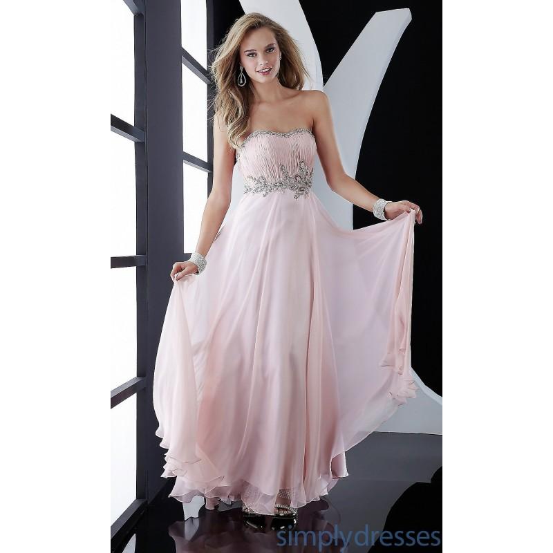 زفاف - Cheapest 2014 Pink Strapless Chiffon Floor-length Empire Couture Prom/evening/bridesmaid Dresses Jasz 4555 - Cheap Discount Evening Gowns