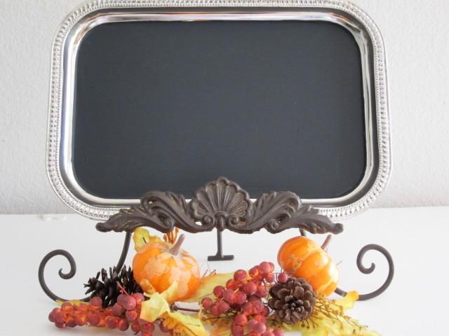 Wedding - Fall Wedding Chalkboards The ORIGINAL Tres Chic Magnetic Chalkboard  Message Menu  Harvest Thanksgiving Kitchen  Office Fall Decoration