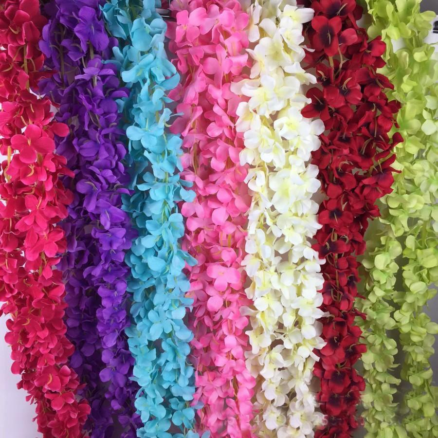 Wedding Draping Flower Ceiling Decorative Flowers Silk