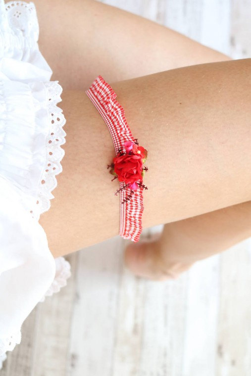 Mariage - Garters - Red