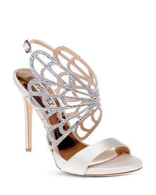 زفاف - Badgley Mischka Newlyn Embellished Cage High Heel Sandals 