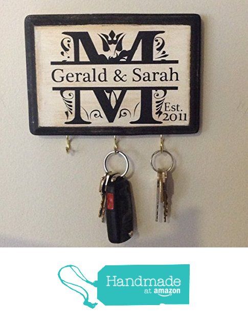 Hochzeit - Personalized Monogram Key Holder