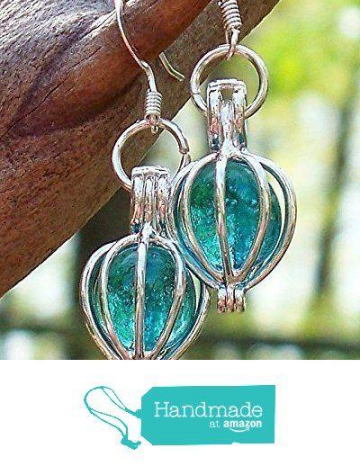 زفاف - Recycled Vintage Mason Jar Silver Drop Earrings