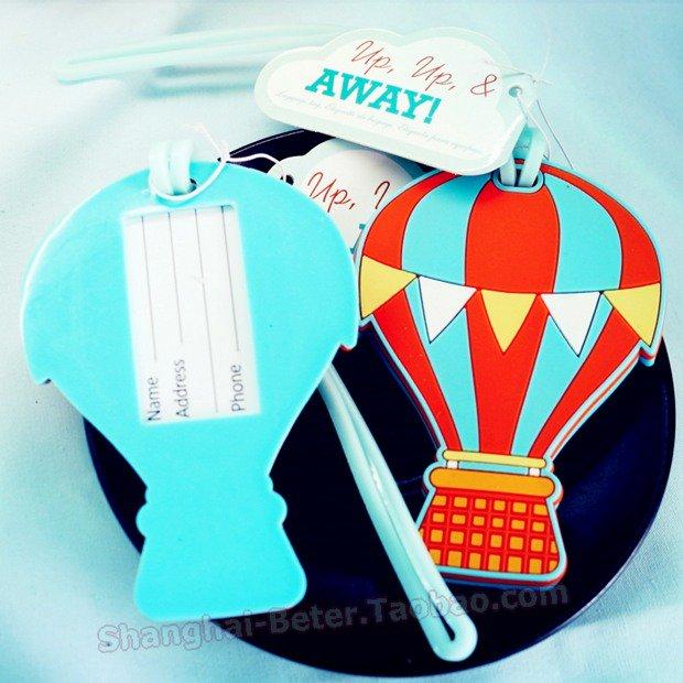 زفاف - Beter Gifts® "Up, Up & Away" Hot Air Balloon Luggage Tag  BETER-ZH040
