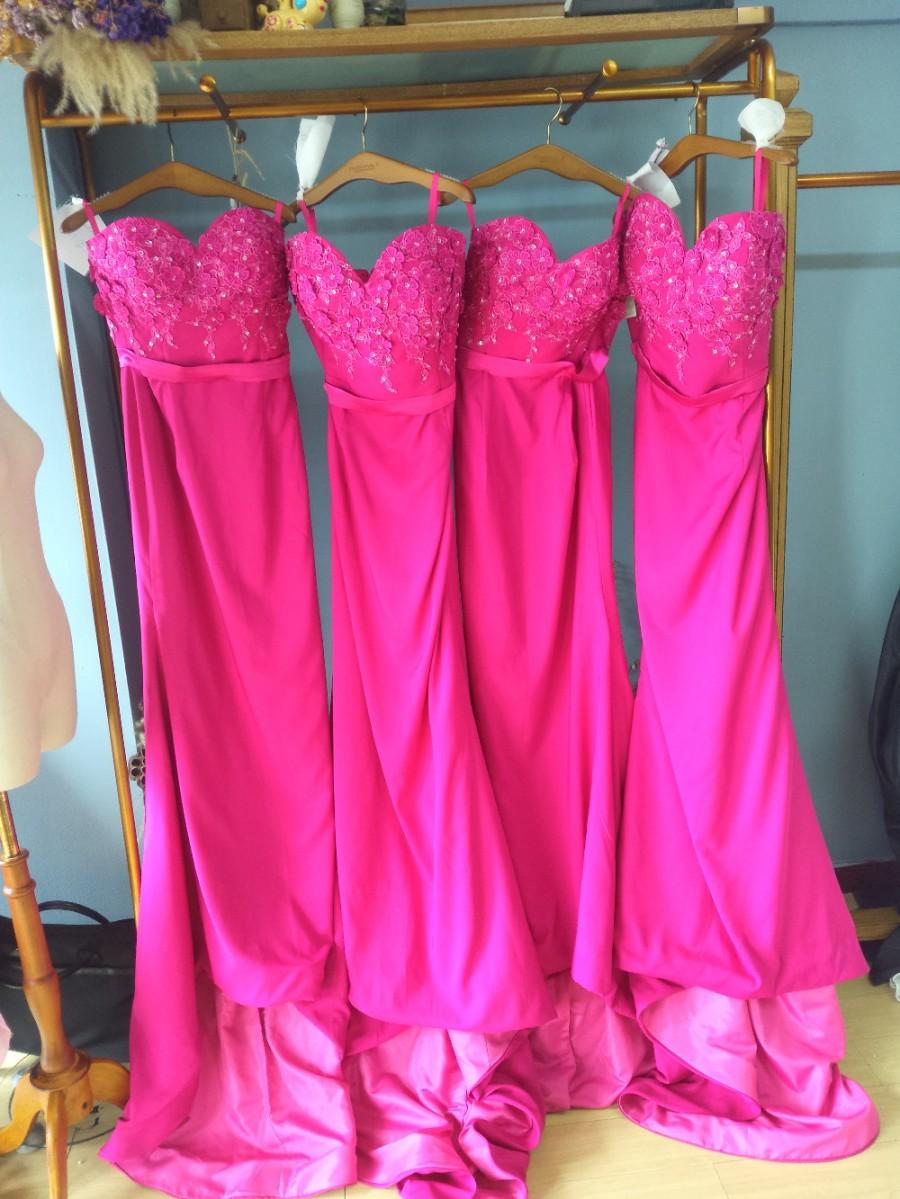 Свадьба - Aliexpress.com : Buy Sweetheart Neckline Sleeveless Floor Length Bridesmaid Dresses with Lace Floral and Sash from Reliable bridesmaid dress collection suppliers on Gama Wedding Dress